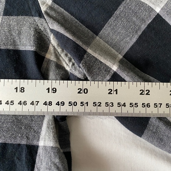 Perry Ellis Portfolio Men's Gray Plaid Long Sleeve‎ Button Up Shirt Size Medium - Picture 8 of 11